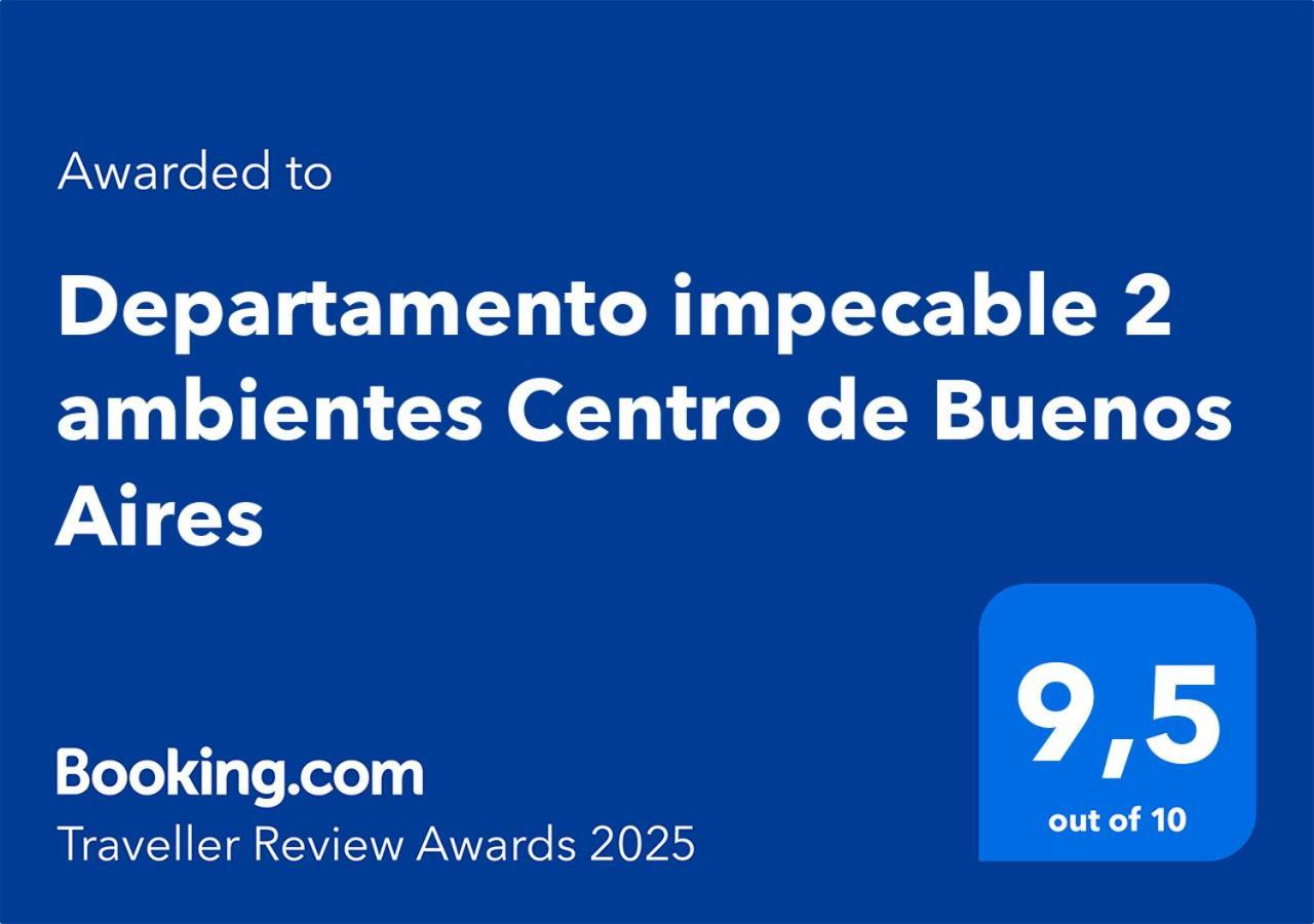 Departamento Impecable 2 Ambientes Centro De Buenos Aires Apartment Exterior photo